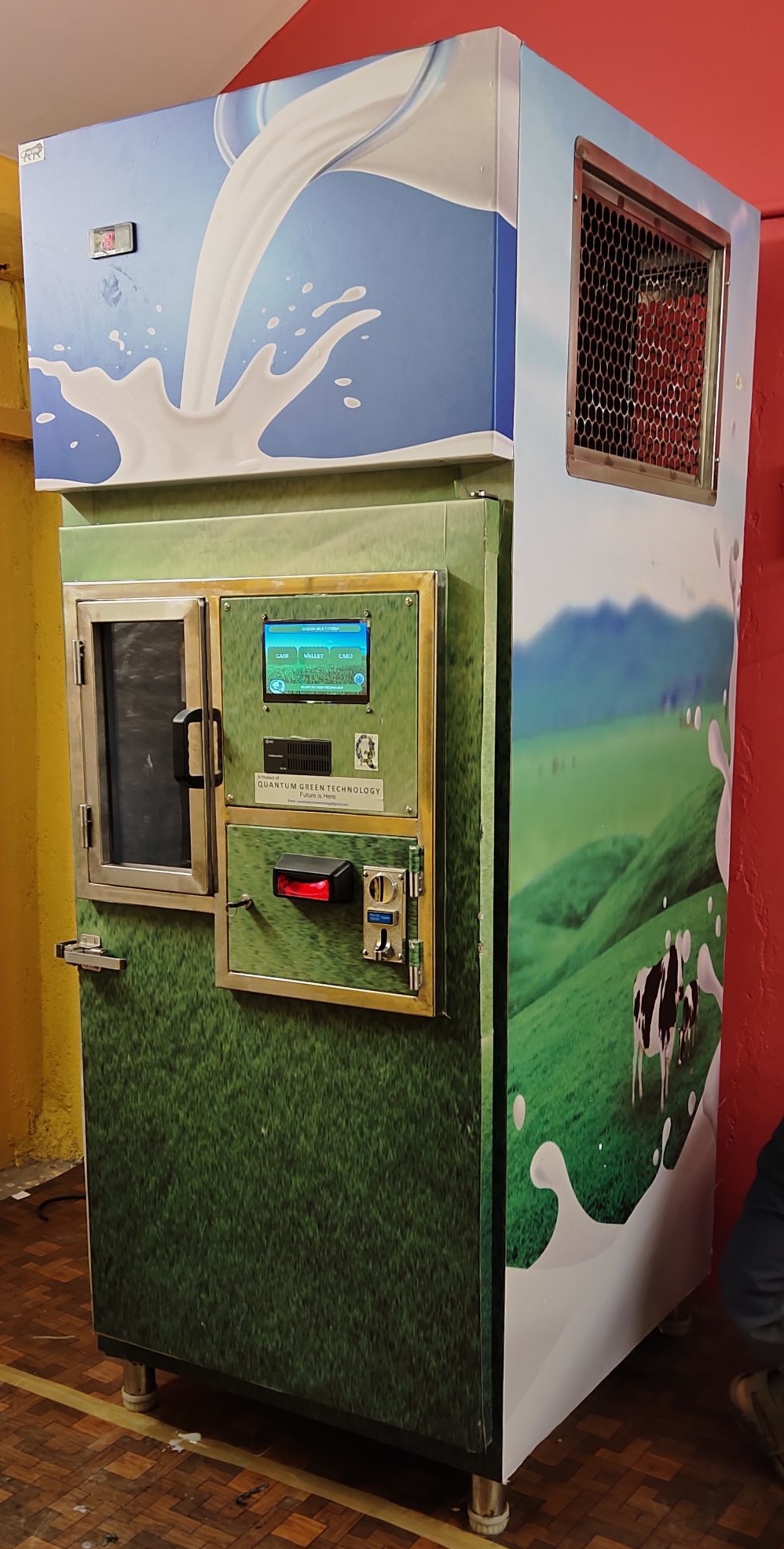 Milk Vending Machine Milk ATM QUANTUM GREEN TECHNOLOGY